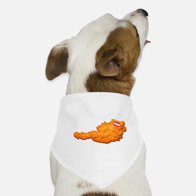 Schnitzel Österreich Form Essen Hunde-Bandana