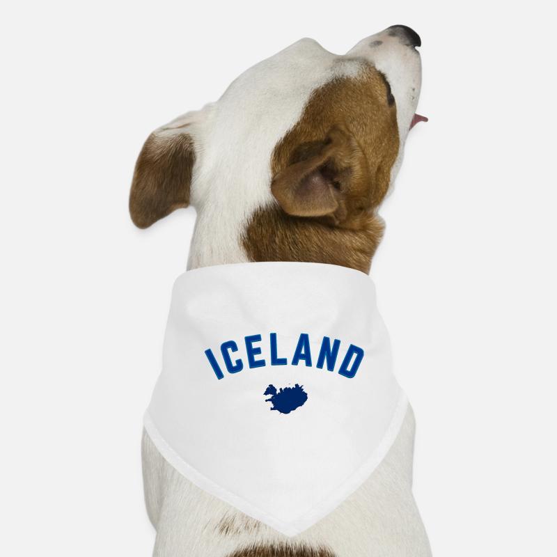 Conception de l’arc de la carte bleue d’Islande Bandana pour chien