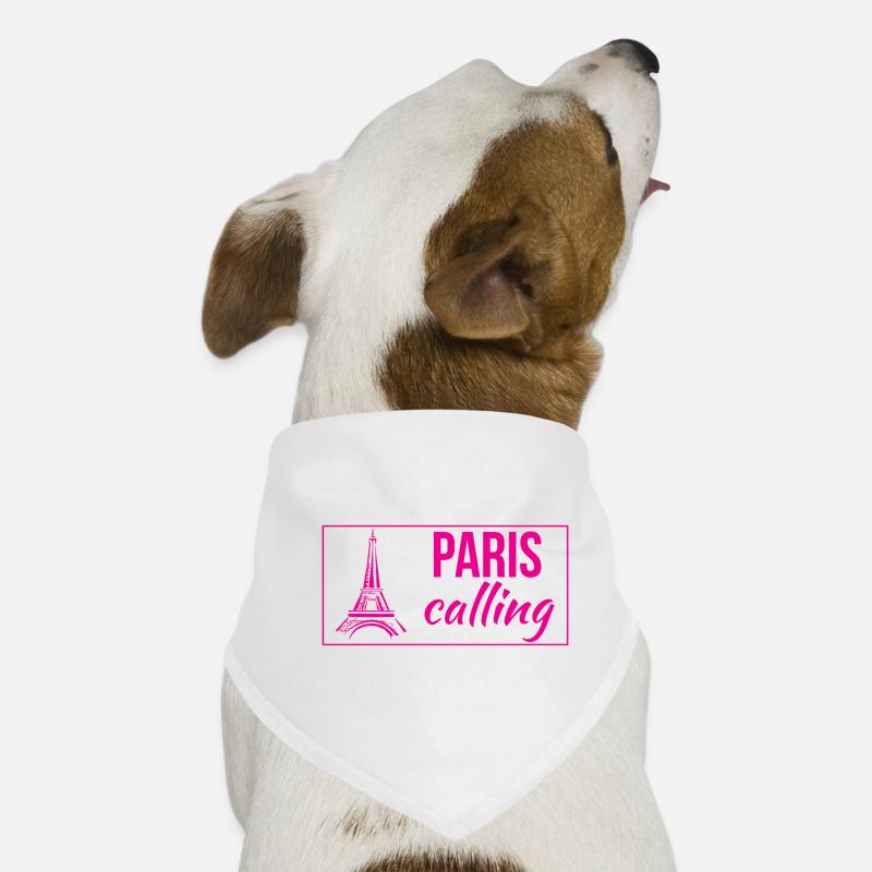 Paris Calling Dog Bandana