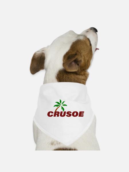 CRUSOE - Hunde-Bandana - Weiß - Vorne