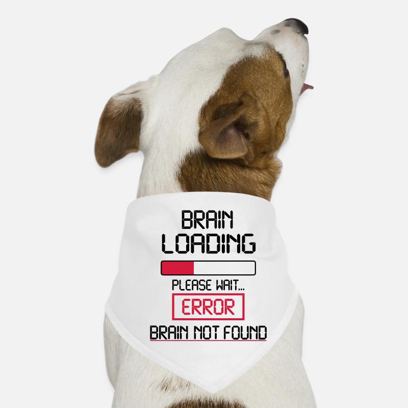 brain loading error Bandana pour chien