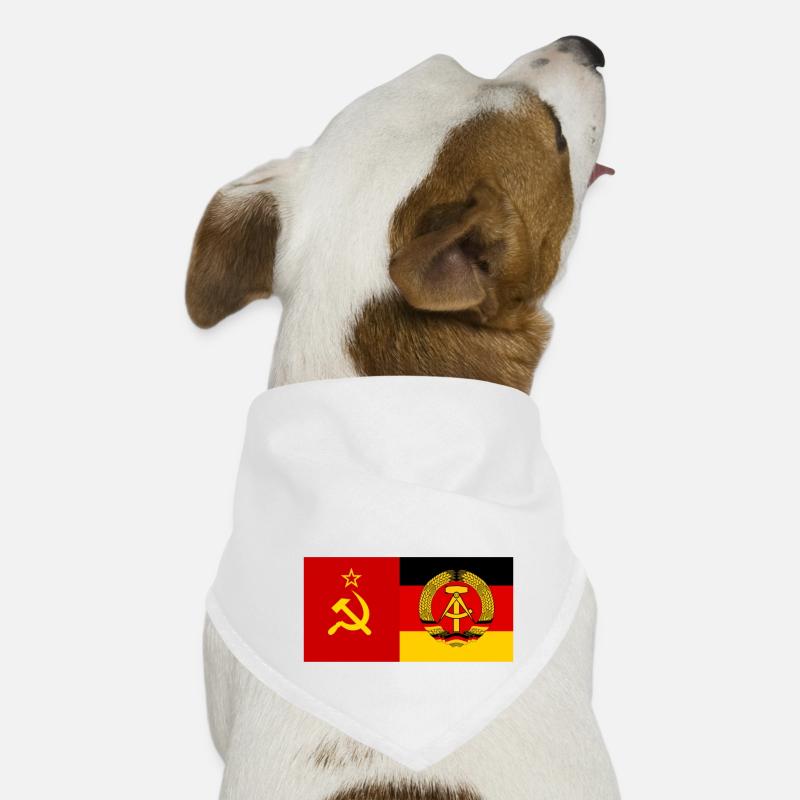 DDR Spruch Geschenk Ossi Sowjetunion Hunde-Bandana