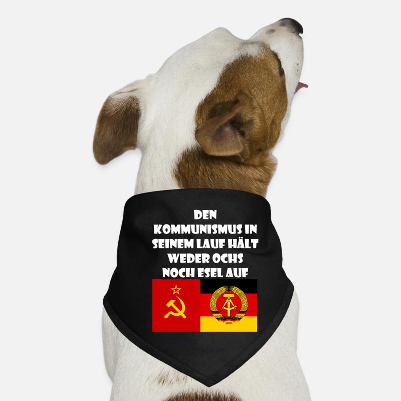 RDA disant cadeau Ossi Union Soviétique Bandana pour chien
