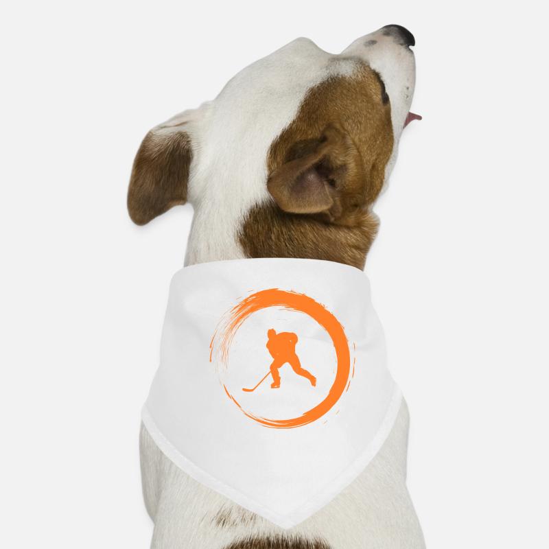 Eishockey Hunde-Bandana