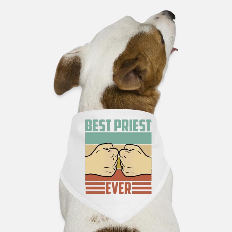 Meilleur prêtre de tous les temps Bandana pour chien