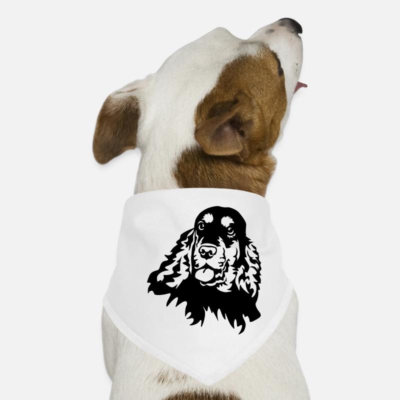 Cocker Spaniel Head Bandana pour chien