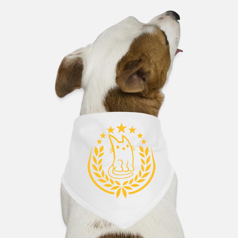 Edel Lorbeerkranz Katze Logo Hunde-Bandana