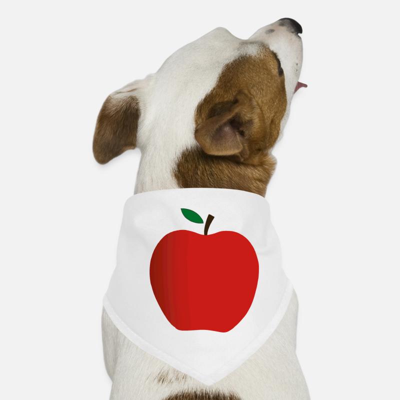 Apfel Illustration Geschenkidee Hunde-Bandana