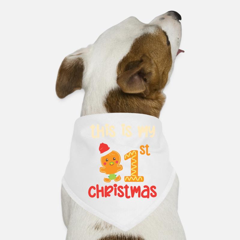 this is my 1.christmas Hunde-Bandana