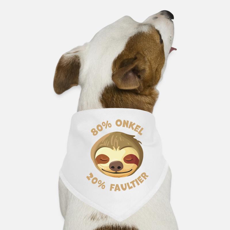 Onkel Faultier Geschenkidee Hunde-Bandana