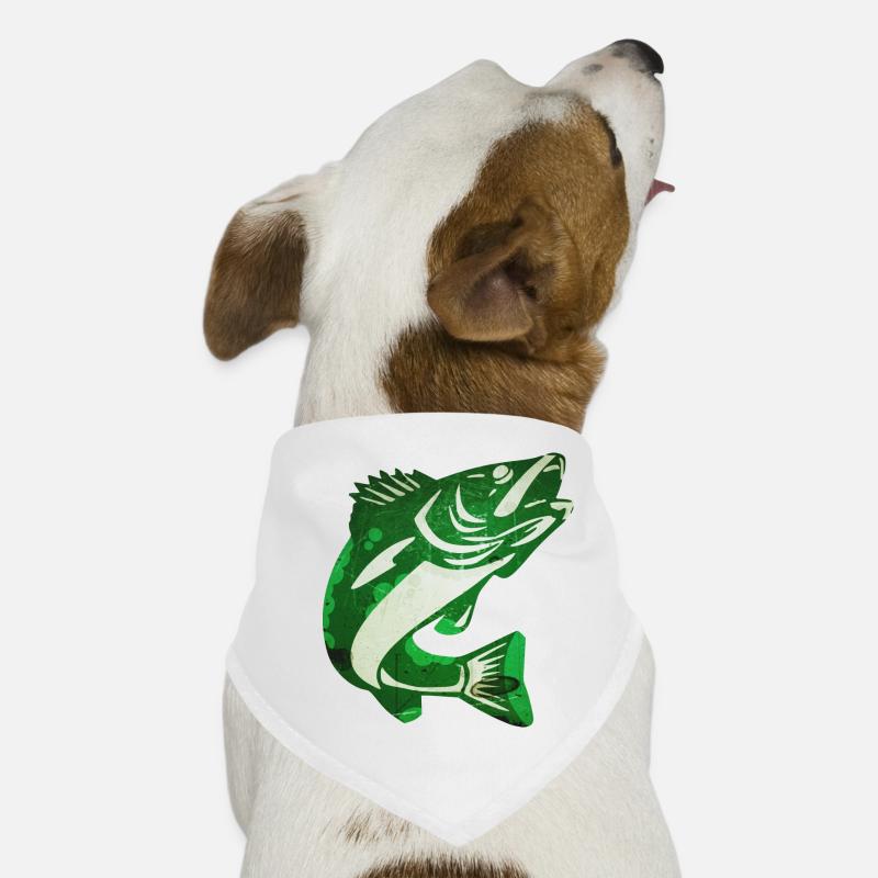 Pêche au poisson Pêcheur Pêcheur de poisson Bandana pour chien
