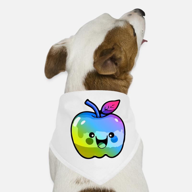 Apfel Comic Bunt Hunde-Bandana