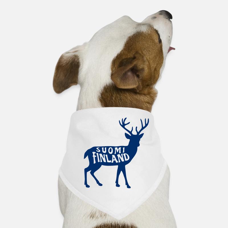 Suomi Finland Deer Dog Bandana