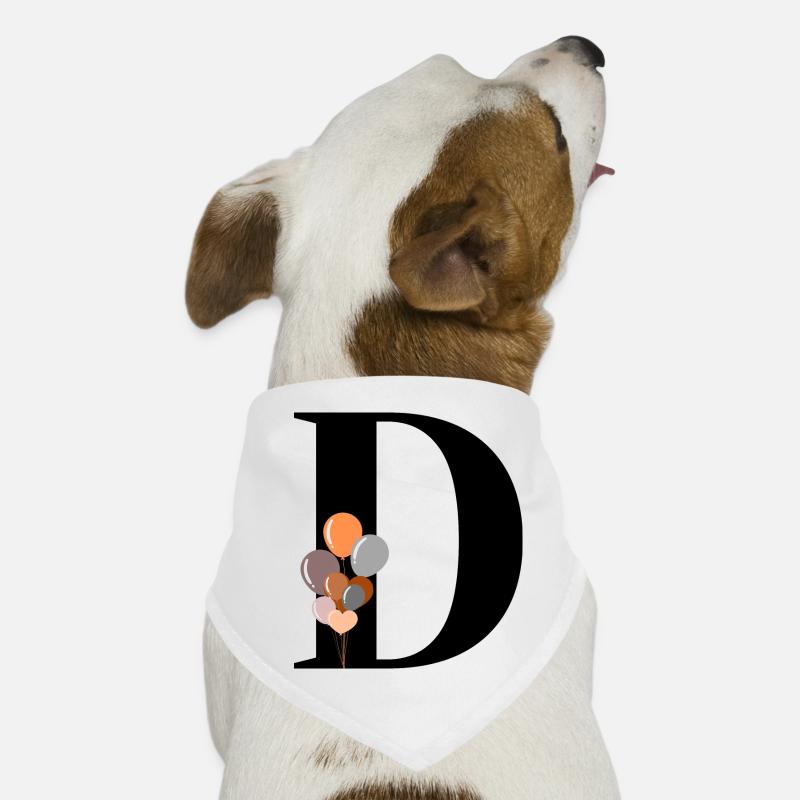 Geburtstags-Ballon-Brief Hunde-Bandana