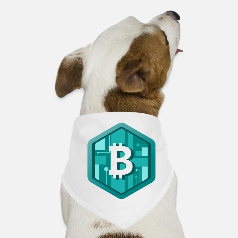 B Krypto Logo Hunde-Bandana