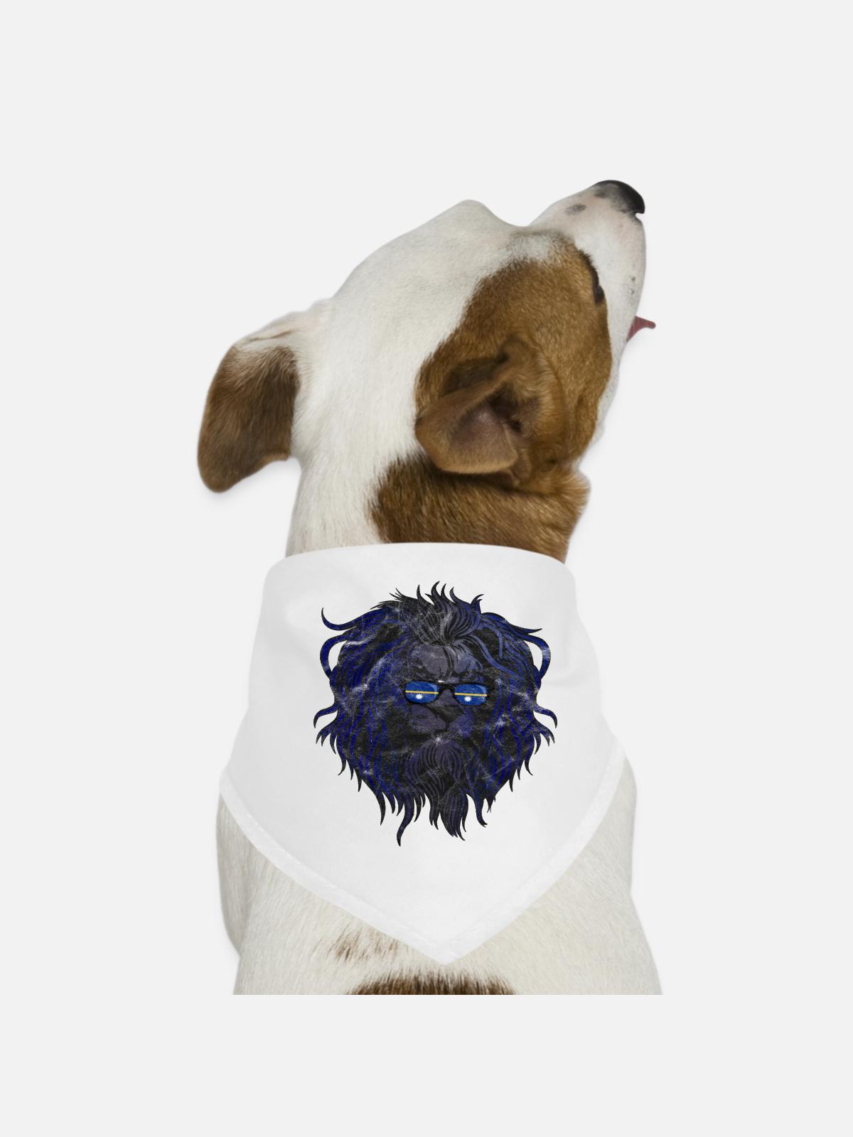 Nauru - Bandana pour chien - blanc - Devant