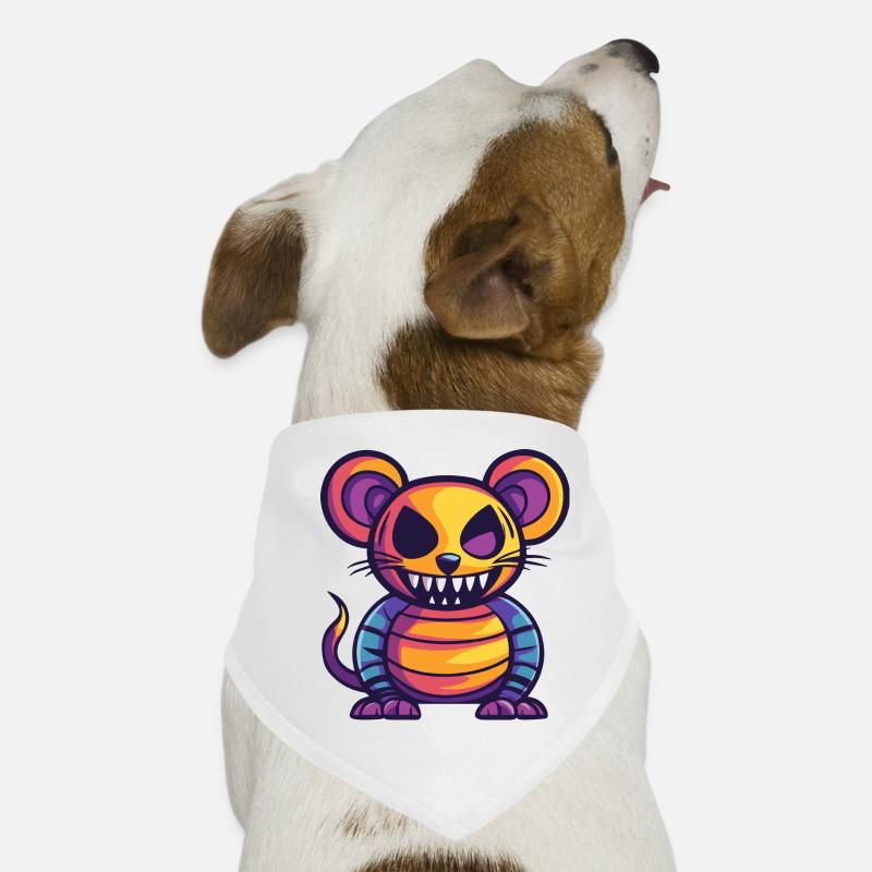 Mouse Halloween Comic Funny Dog Bandana