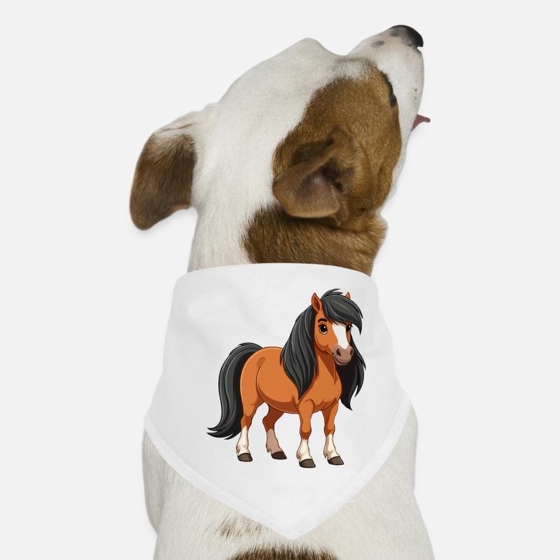 Moulinet poney Shetland Bandana pour chien