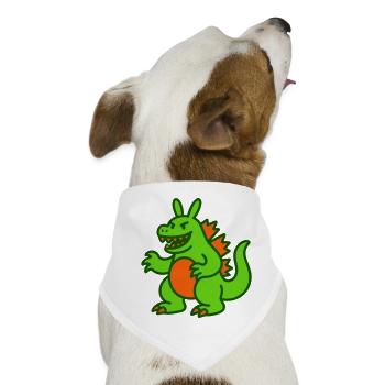 Osterdrache roar! - Hunde-Bandana - Weiß - Vorne