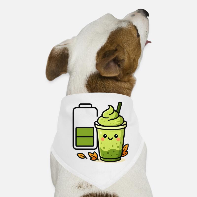 Matcha iced Latte Akku loading  Hunde-Bandana
