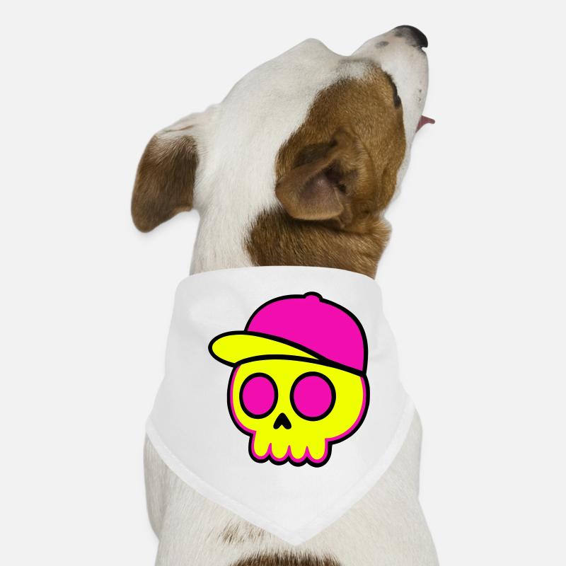 Conception de calotte crânienne néon Bandana pour chien