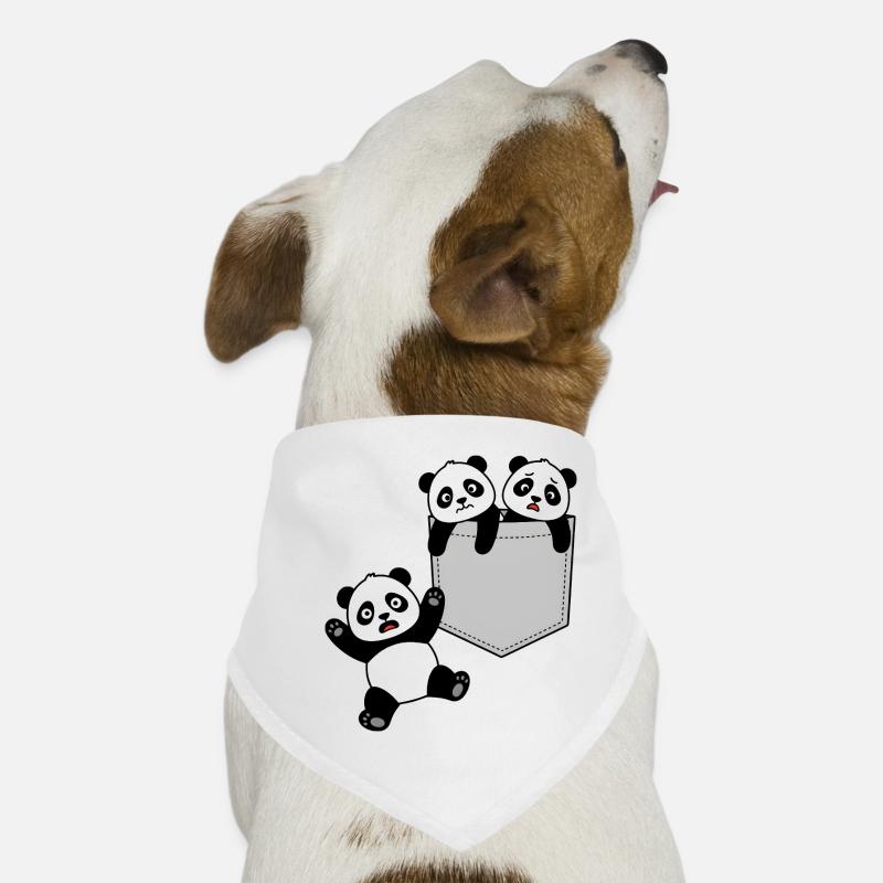 Panda Rescue Falltasche Hunde-Bandana