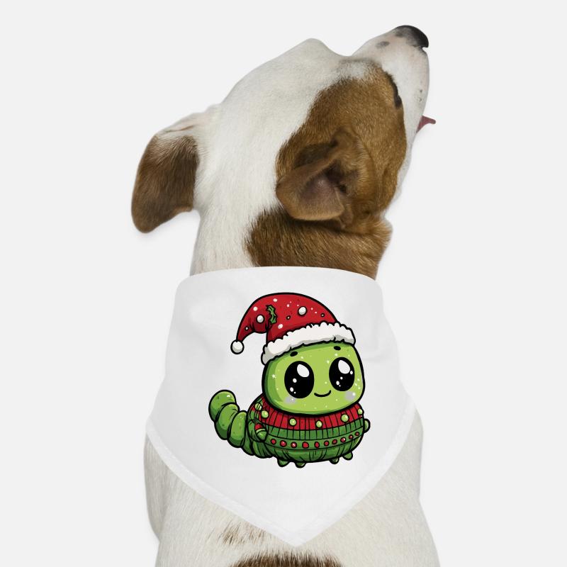 Noël de Noël Worm Bandana pour chien
