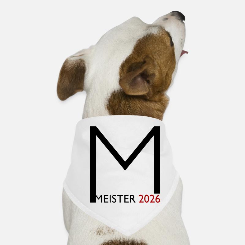 Félicitations pour le championnat 2026 Bandana pour chien