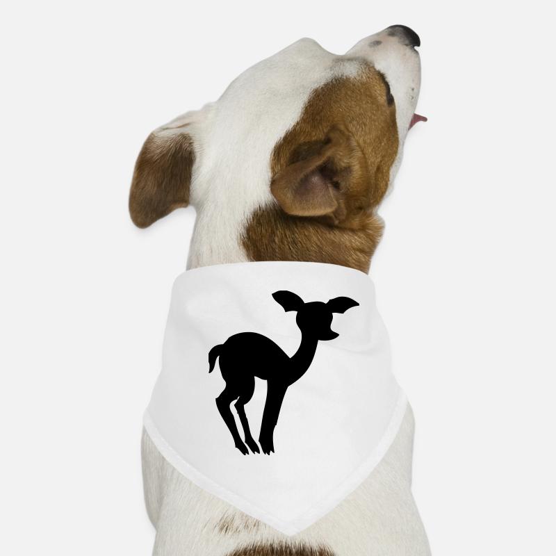 Scheues Reh Hunde-Bandana