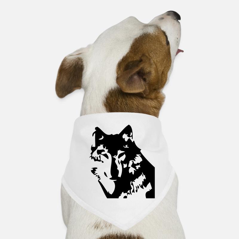 wolf Hunde-Bandana