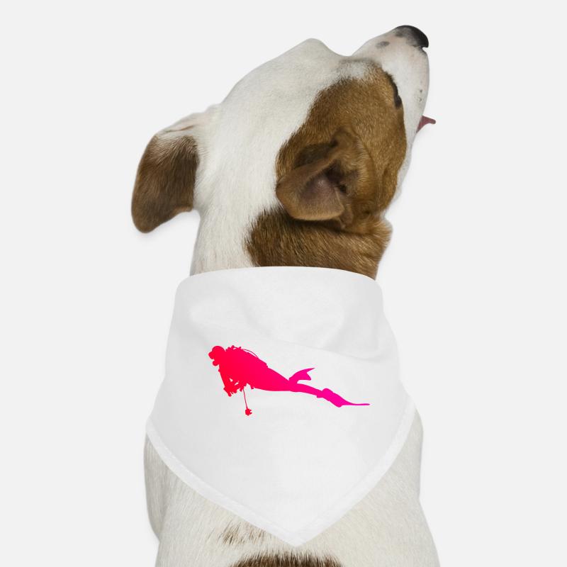 Scuba Diving Scuba Diver Women Free Dive Dog Bandana