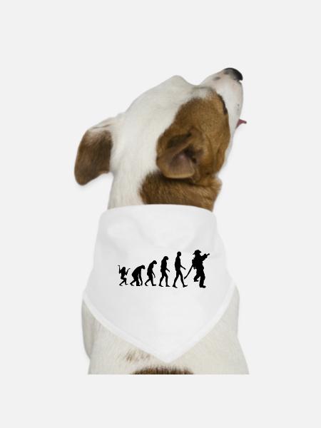 pompier_kiosdz22 - Hunde-Bandana - Weiß - Vorne