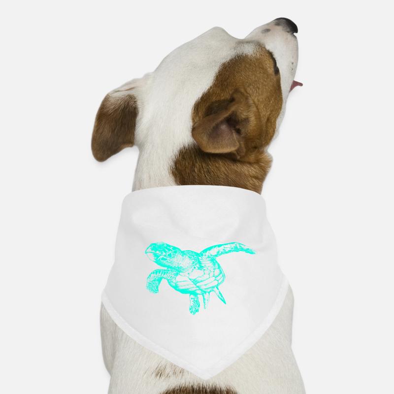 Sea Turtle (Neon) Dog Bandana