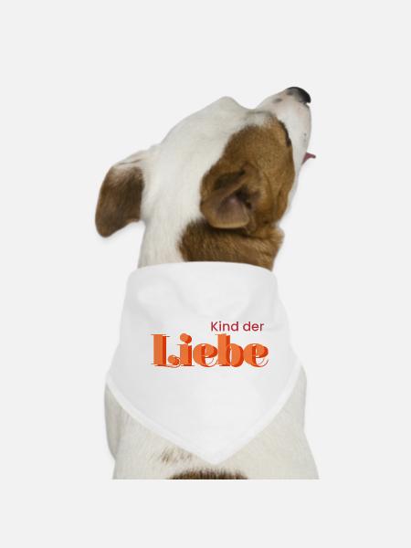 Child of love - Dog Bandana - white - Front