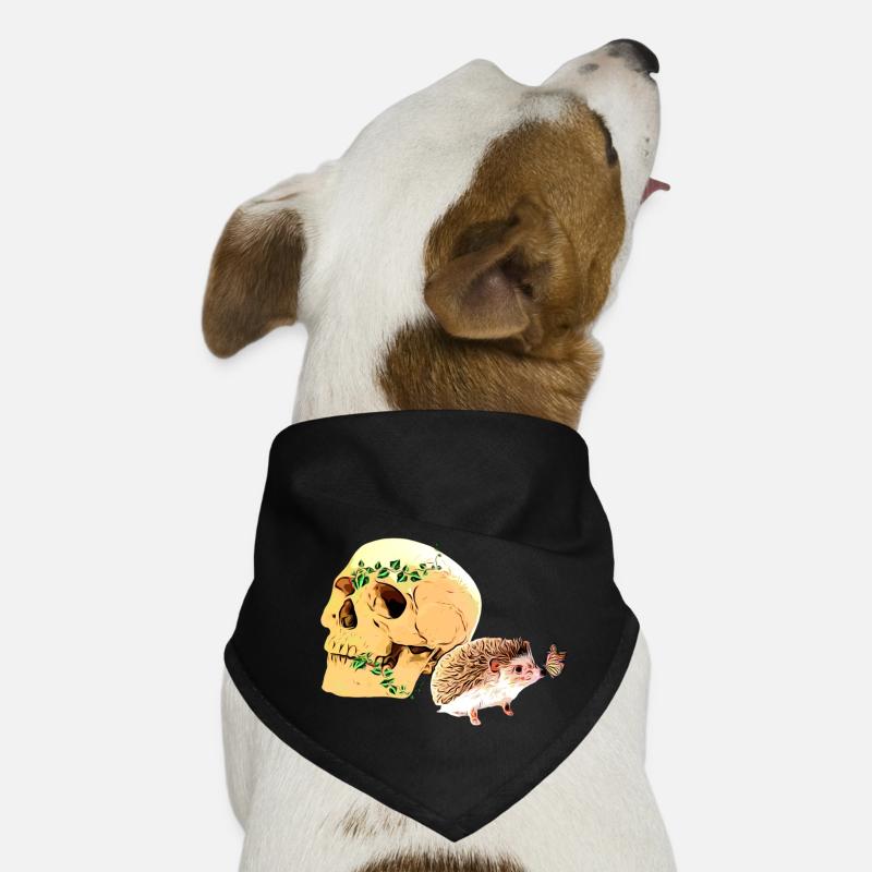 Little Curious Hedgehog Dog Bandana