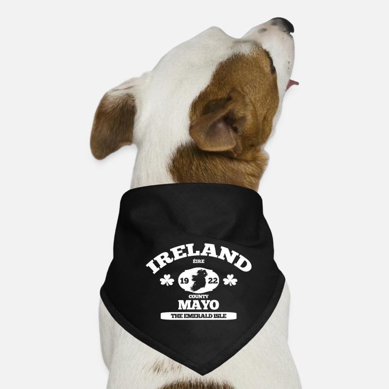 Mayo, Irland. Klassisches irisches Design Hunde-Bandana