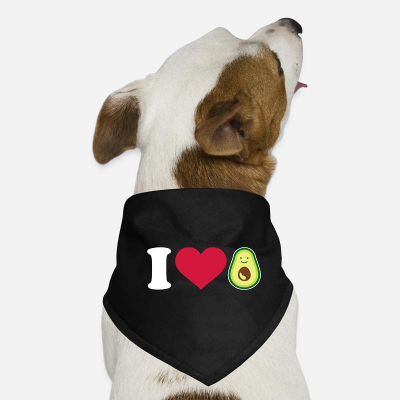 Avocado Hunde-Bandana