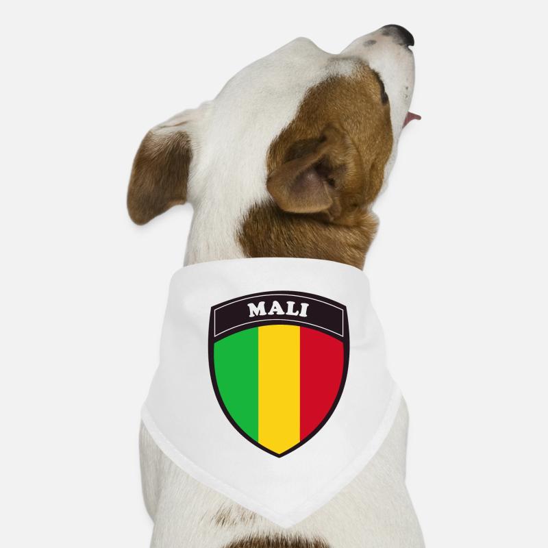 mali_blanc Bandana pour chien