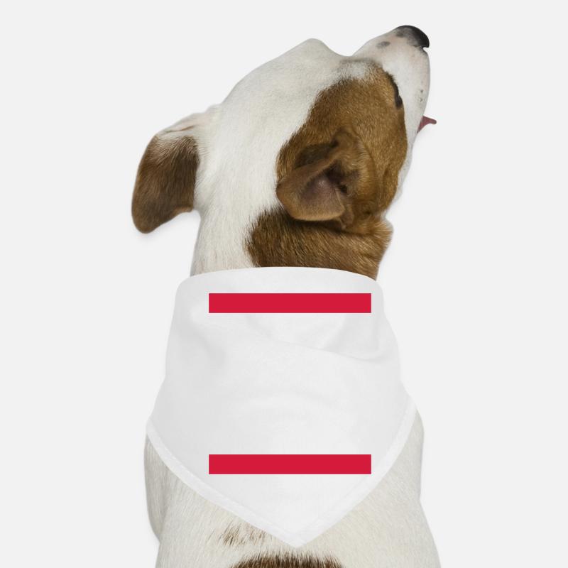 RAYURES ROUGES Bandana pour chien