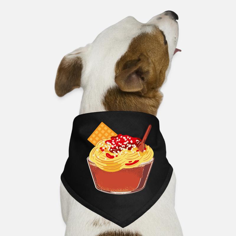 Spaghetti Ice Cream - Icecream - German Gelato Hunde-Bandana