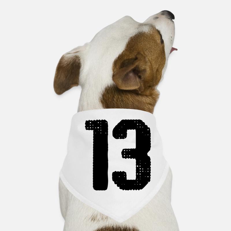 Maillot à 13 numéros Bandana pour chien