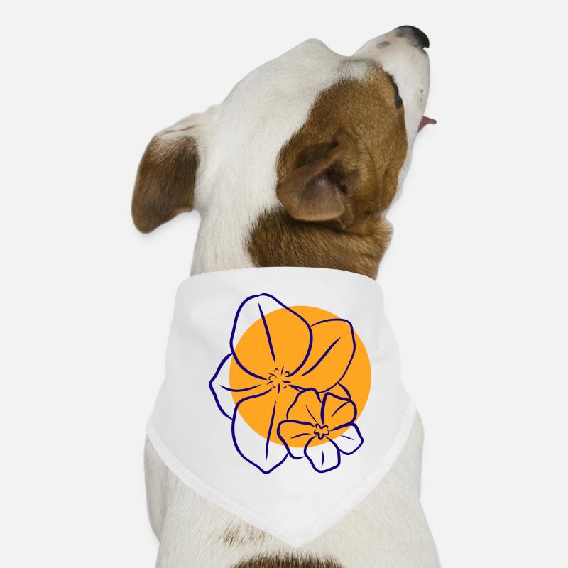Flower Blume Pflanze Hunde-Bandana