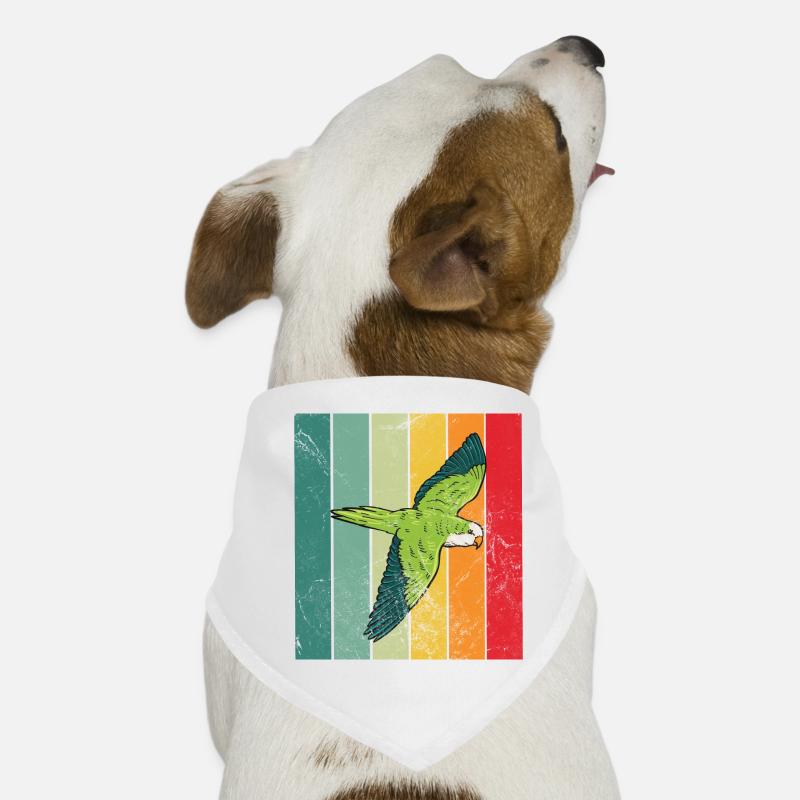Quaker parrot retro Hunde-Bandana