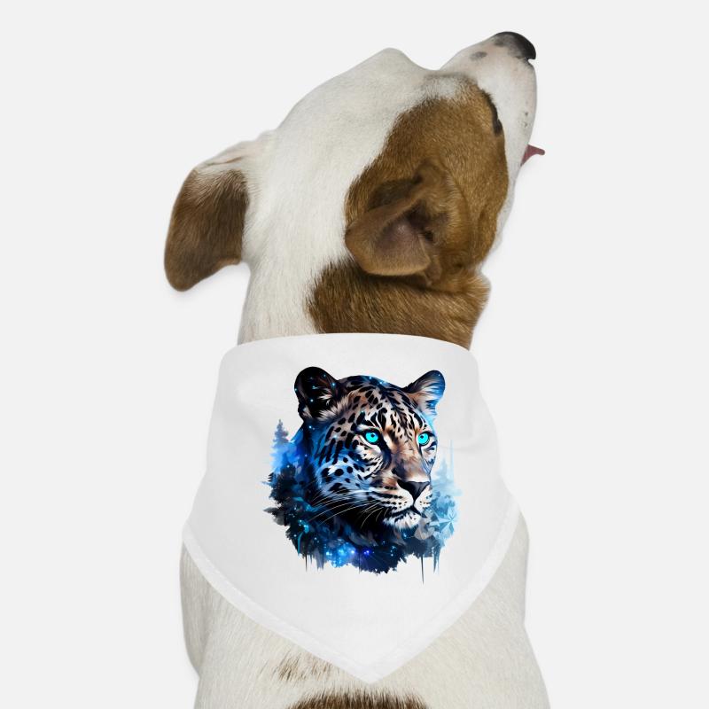 Leopard Hunde-Bandana