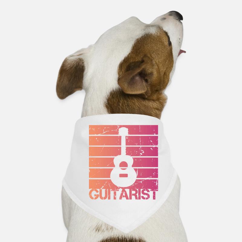 Guitariste Bandana pour chien