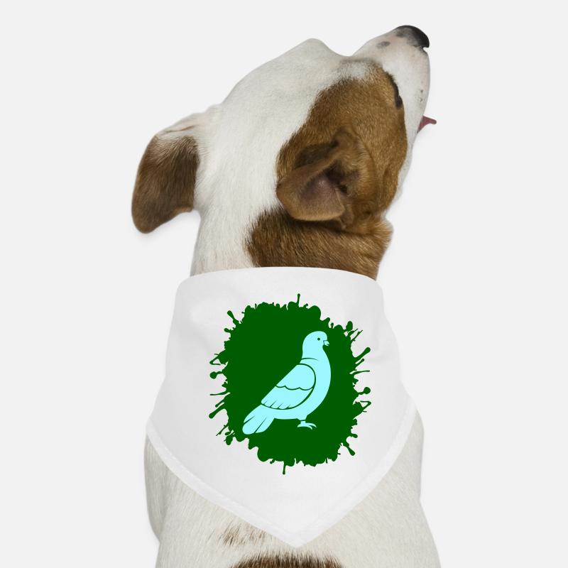 splatter taube Hunde-Bandana