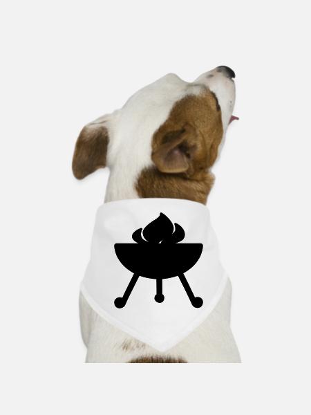 Griller - Bandana pour chien - blanc - Devant