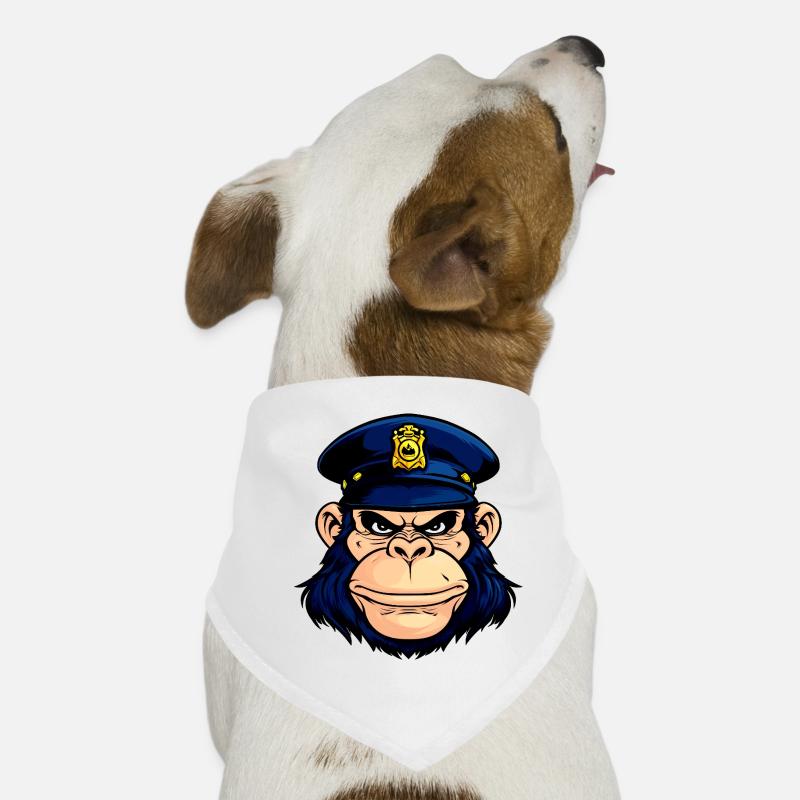 Monkey Police Dog Bandana