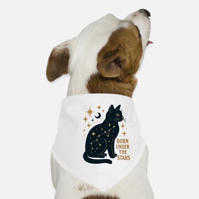 Constellation du Chat Stellaire Bandana pour chien
