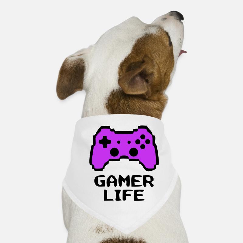 Gaudy Gamer Life Controller Dog Bandana
